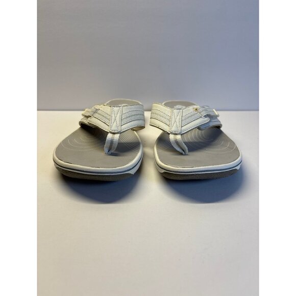 Clark’s Cloudstepper White Flip Flops (size 9)‎ - Picture 3 of 12